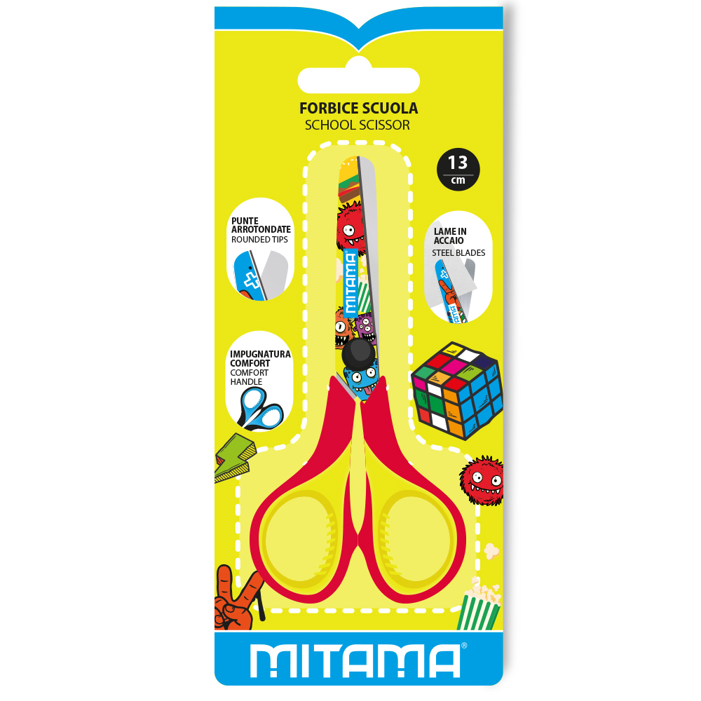 Tesoura Mitama bonecos 13cm