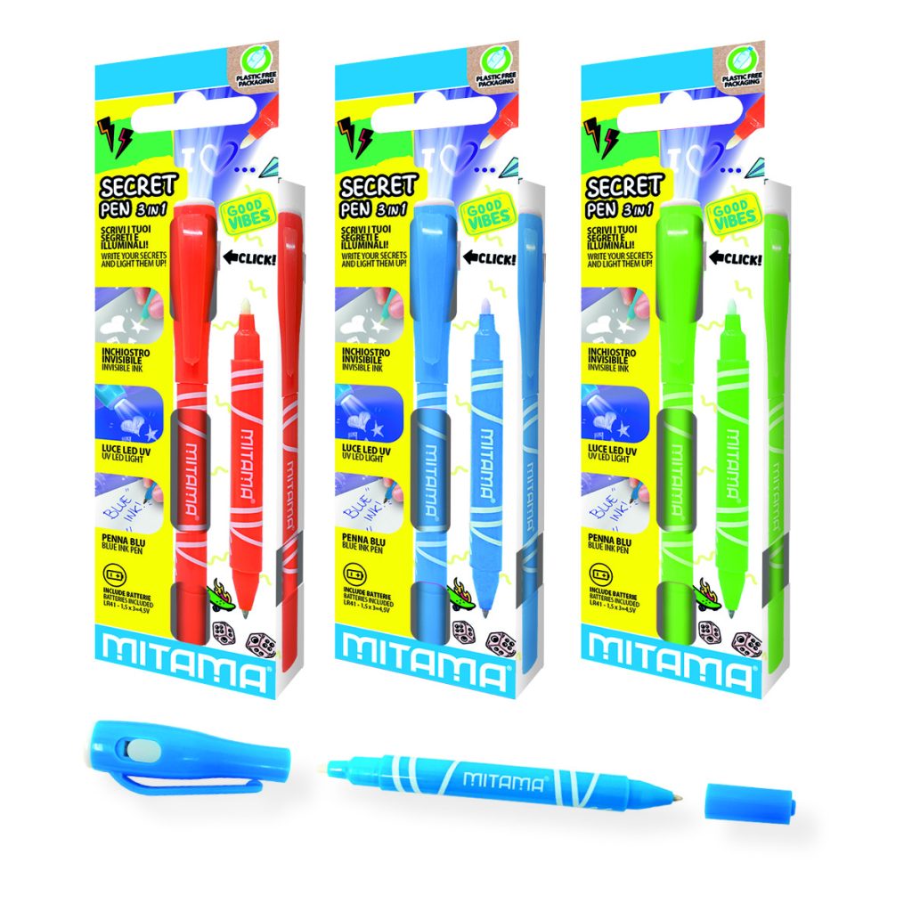 Esferografica invisivel c/ luz UV 1.0