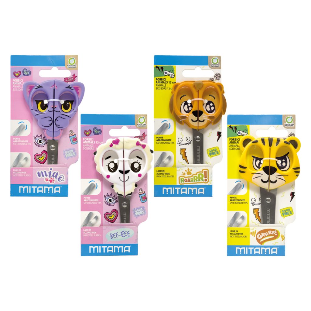 Tesoura Mitama bonecos 13cm