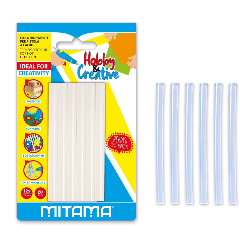 Recarga p/ pistola cola quente Mitama transp. c/12