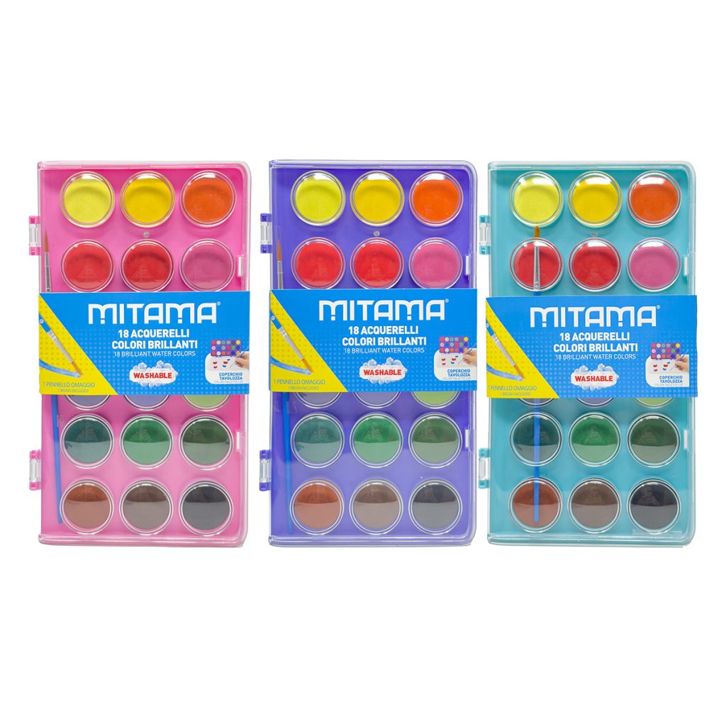 Aguarela Mitama c/ 18  + 2 pinceis gratis