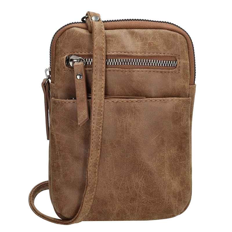 Bolsa tiracolo feminino Zoe camel 66904010
