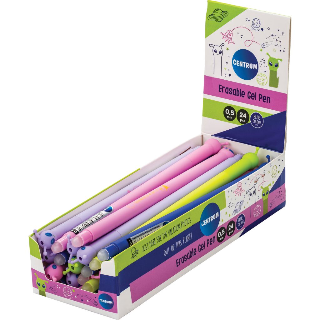 Marc.gel apagavel 0.5 azul Exp.c/24