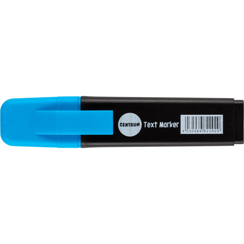 Marcador Fluor. Centrum azul cx.12