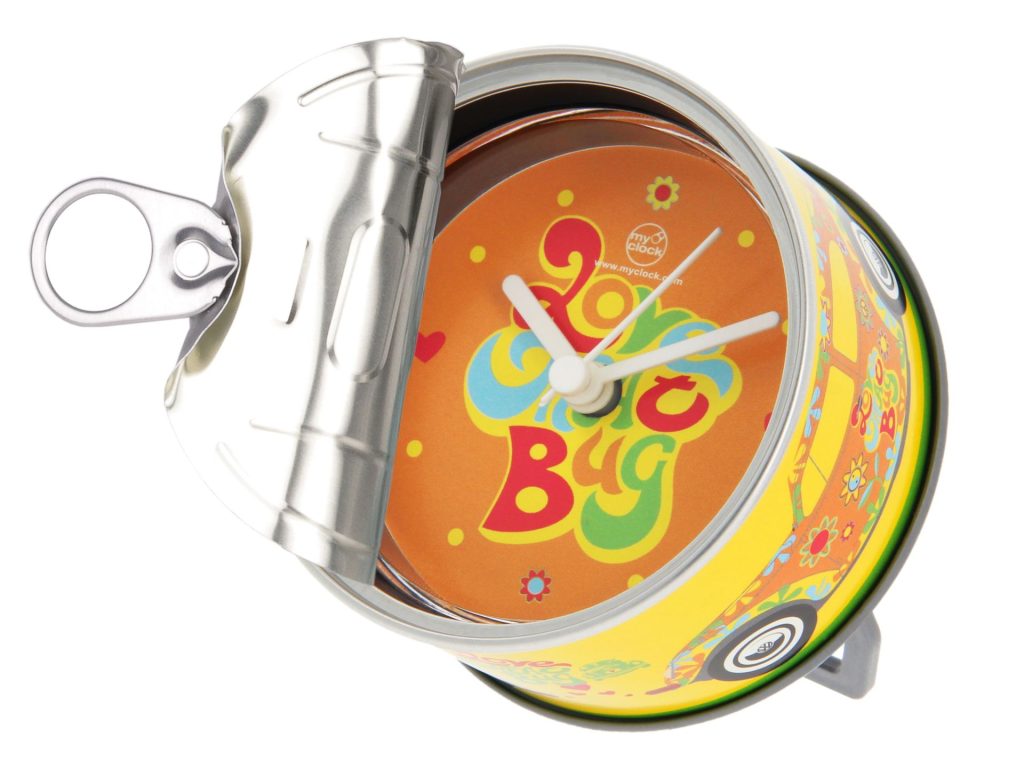 Relogio suporte/iman VW flores BEMC01