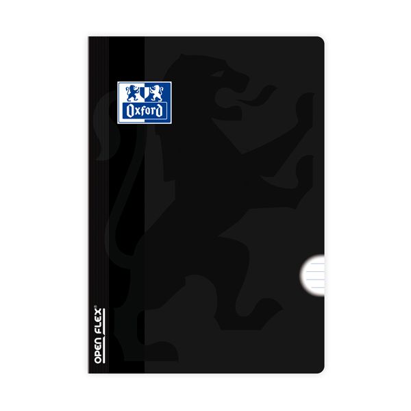 Cad. OpenFlex School A4 preto paut. 100105792
