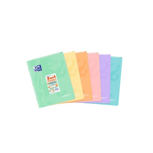 Cad. Easybook A4 pastel paut. 400161382