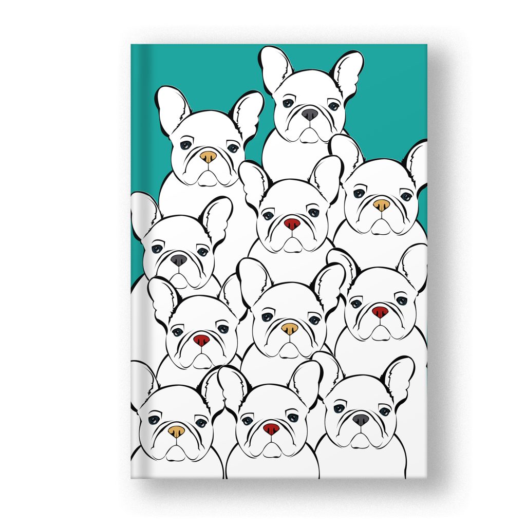 Notebook A5 capa dura 80g 96fls Dog Lovers