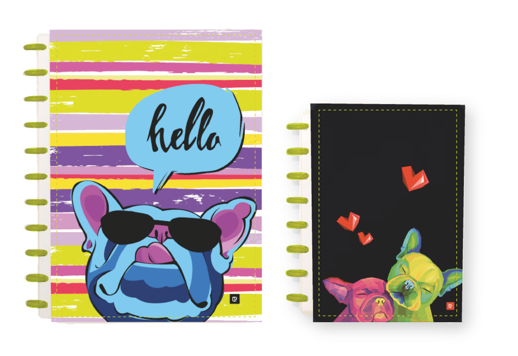 Cad. Inteligente A5 80g 96 fls Dog Lovers