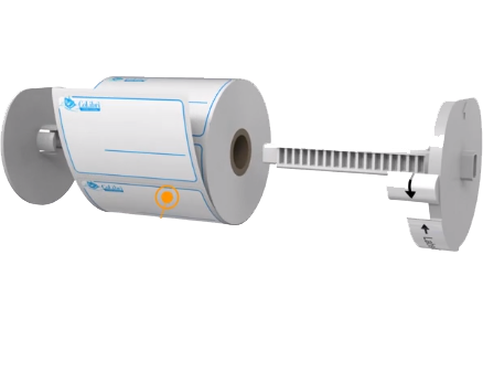 rolos 50x30mm e 25x10mm